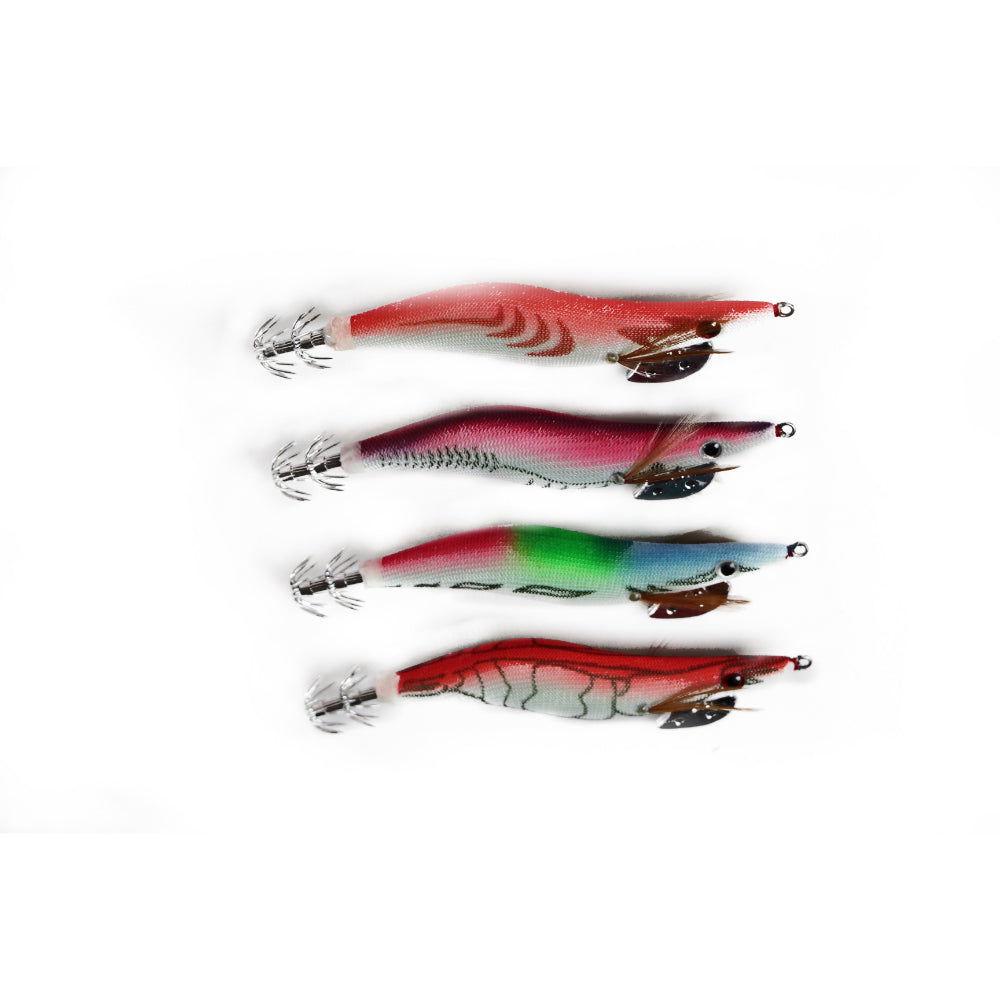 8 x Squid Jigs Lure 3.0 Egi Glow Tail Tackle Calamari Squid Jig Fishing Lures