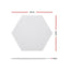 Alpha Acoustic Foam 12pcs 35x30x0.9cm Soundproof Absorption Panel Adhesive White