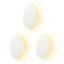 AIPOWER Motion Sensor Night Light USB-C Rechargeable Closet Light 3 Packs