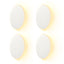 AIPOWER Motion Sensor Night Light USB-C Rechargeable Closet Light 4 Packs