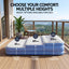 Weisshorn Queen Air Mattress with Rechargeable Cordless Pump 41cm