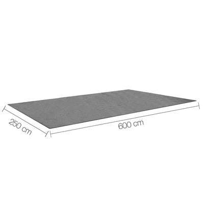 Weisshorn 6x2.5M Annex Matting 600GSM Floor Mats Hollow Design Mesh Caravan
