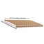 Instahut Retractable Folding Arm Awning Manual Sunshade 4Mx2.5M Beige