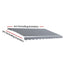 Instahut Retractable Folding Arm Awning Manual Sunshade 4Mx3M Pearl Grey