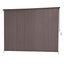Instahut 3X2.5M Outdoor Blinds Awning Roll Down Retractable Knit Fabric Outdoor Blinds Window Shade Brown