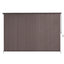Instahut 3X2.5M Outdoor Blinds Awning Roll Down Retractable Knit Fabric Outdoor Blinds Window Shade Brown