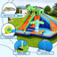 AirMyFun Kids Inflatable Pool Water Double Slide Park Jumping Castle 465X430CM