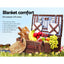 Alfresco 4 Person Picnic Basket Set Insulated Blanket Storage Bag