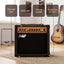 Alpha 20W Guitar Amplifier Portable Practice Amp Overdrive 3-Band EQ Black