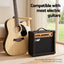 Alpha 20W Guitar Amplifier Portable Practice Amp Overdrive 3-Band EQ Black