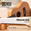 Alpha 26 Inch Solid Mahogany Tenor Ukulele Electric Acoustic EQ System Kit 18 Frets Natural