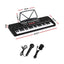Alpha 49 Key Electronic Keyboard Portable Digital Piano Musical Instrument Black