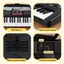 Alpha 49 Key Electronic Keyboard Portable Digital Piano Musical Instrument Black
