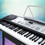 Alpha 61 Keys Electronic Piano Keyboard Digital Electric w/ Stand Beginner Silver