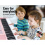 Alpha 61 Keys Electronic Piano Keyboard Digital Electric w/ Stand Lighted Pink