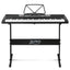 Alpha 61 Keys Electronic Piano Keyboard Digital Electric w/ Stand Sound Speaker
