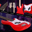 Alpha Electric Guitar Bass 47 Inch Red
