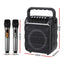 Alpha Portable Karaoke Machine with 2 Wireless Microphones Bluetooth 5.3