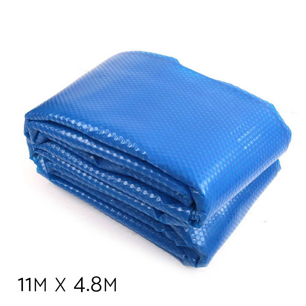 Aqua Buddy Pool Cover 500 Micron 11x4.8m Swimming Pool Solar Blanket Blue