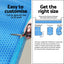 Aqua Buddy Pool Cover 600 Micron 6.5x3m Swimming Pool Solar Blanket Blue