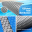 Aqua Buddy Pool Cover 600 Micron 7x4m w/ Roller 4m Swimming Pools Sliver Solar Blanket