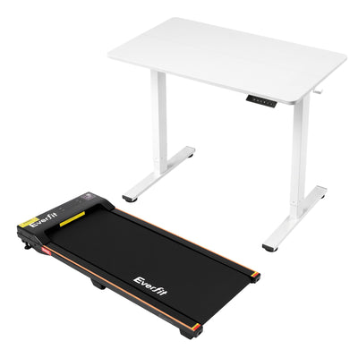 Artiss 100cm Standing Desk Treadmill Motorised Home Office White