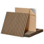 Artiss 10PCS Peel and Stick Wall Panels Tiles 68X68CM Self Adhesive for Home Office Studio Brown
