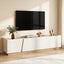 Artiss 180cm TV Unit Storage Cabinet Living Room White & Wood