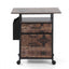 Artiss 2 Fabric Drawer File Cabinet Printer Stand Rolling File Cabinet with Side Bag