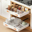 Artiss 2 Pack Pull Out Drawers for Cabinets Expandable Cabinet Organizer White