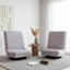 Artiss 2 Swivel Floor Chair 360 Adjustable Foldable Lounge Seat Floor Sofa Chair Grey