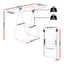 Artiss 2 Tier Clothes Rack Airer Foldable 139CM White