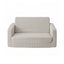 Artiss 2-in-1 Kids Sofa Toddler Foam Couch with Side Pocket Light Grey