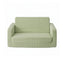 Artiss 2-in-1 Sofa Foam Couch with Side Pocket Light Green