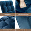 Artiss 2PCS Floor Lounge Sofa Bed Flannel Fabric Navy