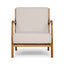 Artiss 2X Armchair Faux Fabric Beige