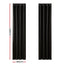Artiss 2X Blockout Curtains Eyelet 140x230cm Black Shine