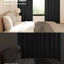 Artiss 2X Blockout Curtains Eyelet 300x230cm Black
