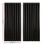 Artiss 2X Blockout Curtains Eyelet 300x230cm Black Shine