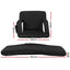 Artiss 2X Floor Lounge Sofa Bed With Armrest Heated Cushion