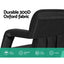 Artiss 2X Floor Lounge Sofa Bed With Armrest Heated Cushion