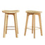 Artiss 2x Bar Stools Bamboo Rattan Stool Counter Chair Kitchen Barstools