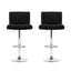 Artiss 2x Bar Stools Gas Lift Leather Chairs Black