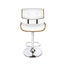 Artiss 2x Bar Stools Gas Lift Leather White