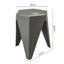 Artiss 2x Bar Stools Puzzle Plastic Foot Stool Grey
