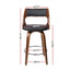 Artiss 2x Bar Stools Swivel Leather Chair 65cm