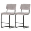 Artiss 2x Bar Stools Velvet Chairs