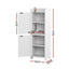 Artiss 2x Bathroom Storage Cabinet 2-Tier Slim Toilet Organizer Adjustable White