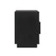 Artiss 2x Bedside Table LED with 2 Shelves - HANA Black