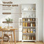 Artiss 2x Buffet Sideboard Cabinet Pantry Kitchen Bathroom Storage Cupboard